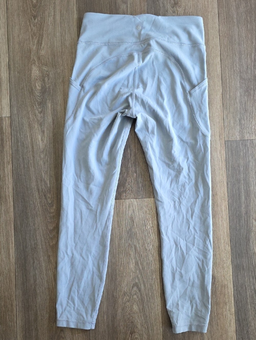 lululemon athletica Light Gray Leggings with Side Pockets